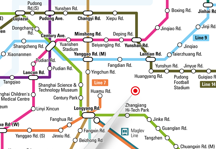 Shanghai metro map