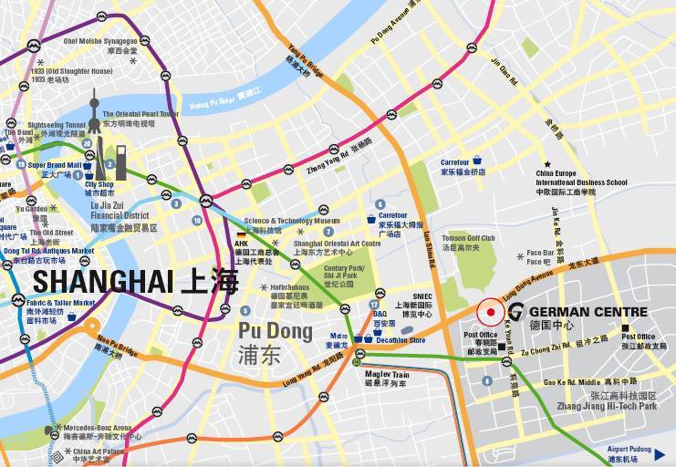 Stadtplan Shanghai